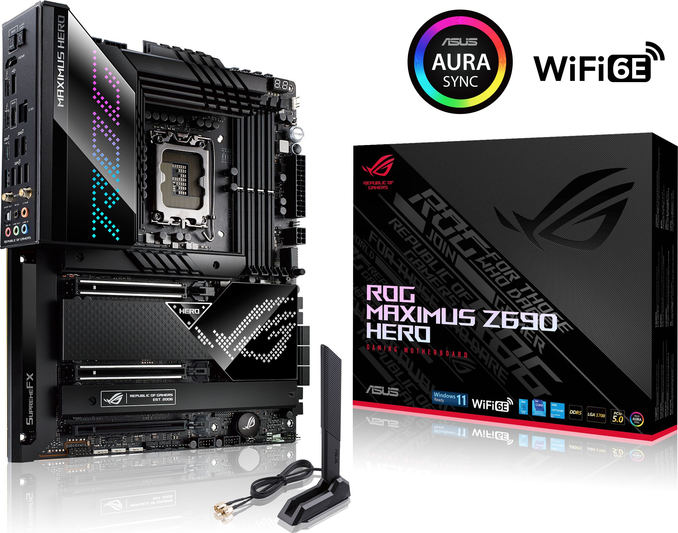 ASUS ROG MAXIMUS Z690 HERO - motherboard - ATX - LGA1700 Socket - Z690